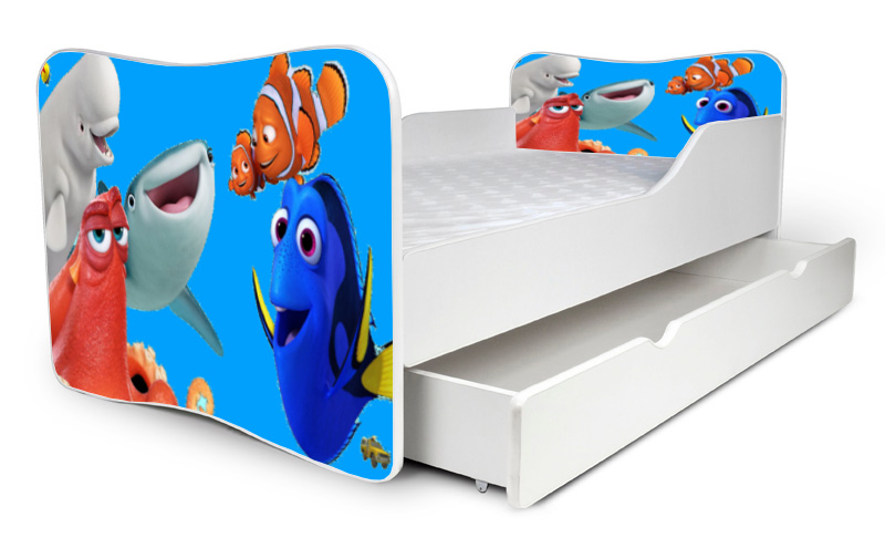 Detská posteľ 160x80 Dory + šuflík